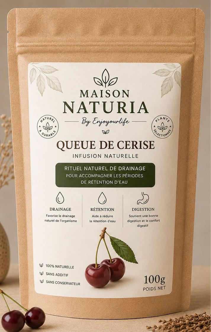 Queues de cerises séchées – Infusion naturelle (Prunus cerasus) | 100gr